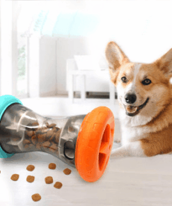 interactive food dispensing pet toy