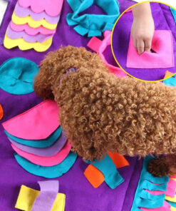 pets puzzle toys increase iq snuffle mat slow dispensing feeder pet cat pup training games feedingfeeding food intelligence toy