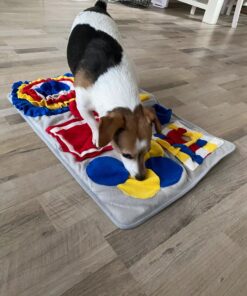 pets puzzle toys increase iq snuffle mat slow dispensing feeder pet cat pup training games feedingfeeding food intelligence toy