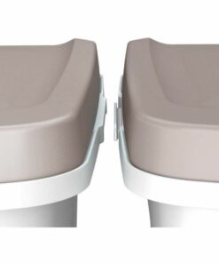 pet food jar kerbl white brown 15 l