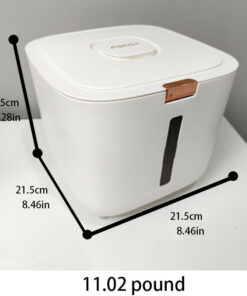 pet food storage container flip top