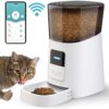 automatic cat feeder wifi enable smart pet dog food dispenser