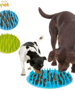 pet dog cat food slow feeder