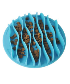 pet dog cat food slow feeder