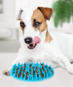 pet dog cat food slow feeder