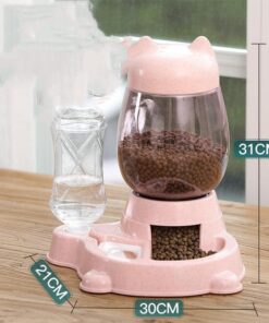 automatic pet food and water dispenser