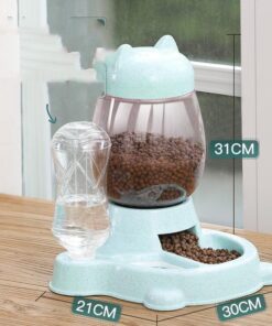 automatic pet food and water dispenser