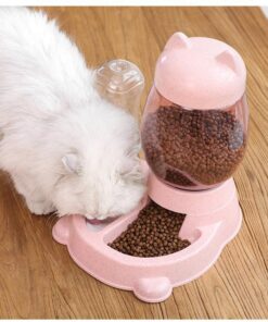 automatic pet food and water dispenser