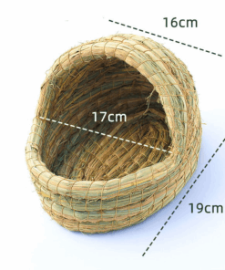 handcrafted natural grass hideaway