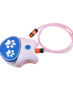 pet step on outdoor water fountain toy