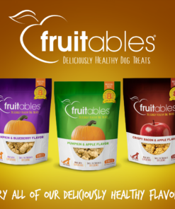 fruitables pumpkin & banana mix dog treats (8x7 oz)