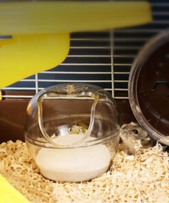 luxury clear plastic hamster bathtub