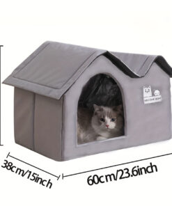 cat dog bed house for all season comfort shelter