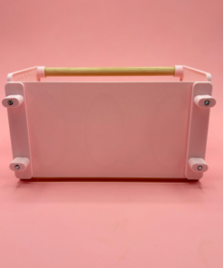 single cage mounted hay rack black trade