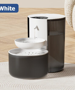 smart cat water fountain with 3l, usb & battery