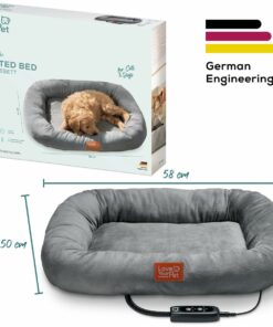 electric pet bed beurer pp250 kira grey
