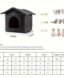 waterproof outdoor cat house