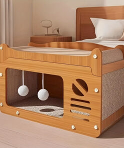 2 in 1 wall cat bed and scratching post