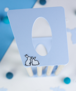 hay rack pastel blue