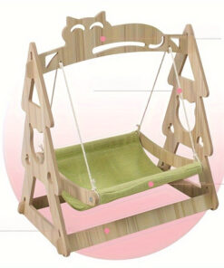cat hammock tree with scratching rope lounger bed