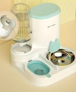 automatic cat feeder & water dispenser (2 in 1)