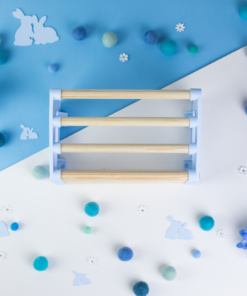 hay rack pastel blue