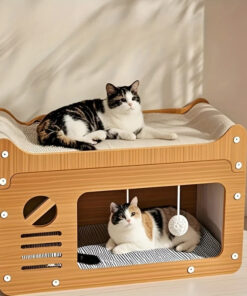 2 in 1 wall cat bed and scratching post
