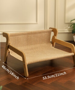 cat scratcher hammock linen lounge chair