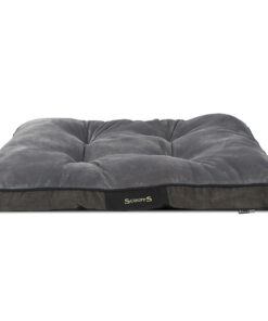 chester dog mattress (in chocolate brown or graphite grey) by scruffs