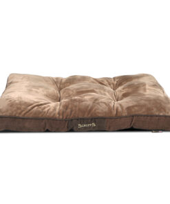 chester dog mattress (in chocolate brown or graphite grey) by scruffs