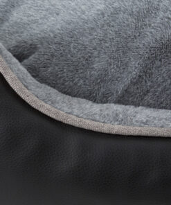 chateau memory foam orthopaedic box dog bed (dove, latte) by scruffs