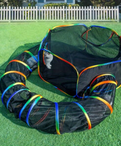 tunnel tent playpen for cats & small pets
