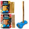 large yak cheese, bully stick, and bully bone pro combo pack