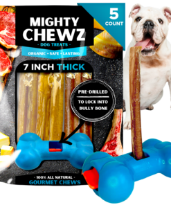 7" thick bully sticks bully bone included