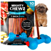 7" thin bully sticks bully bone included