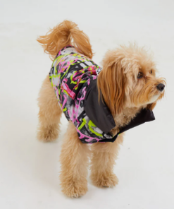 graffiti wasserdichte pufferjacke