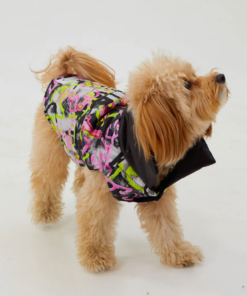 graffiti wasserdichte pufferjacke