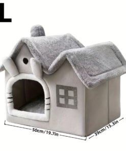 classic soft cat house bed for small pets