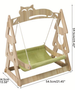 cat hammock tree with scratching rope lounger bed