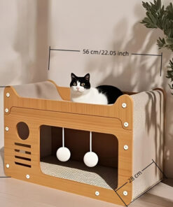 2 in 1 wall cat bed and scratching post