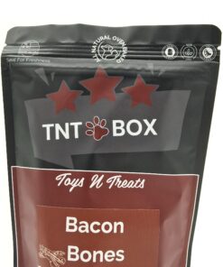 bacon bones dog treats all natural oven baked