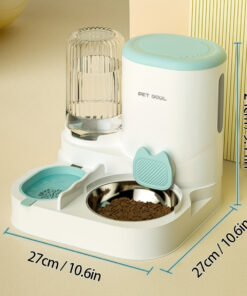 automatic cat feeder & water dispenser (2 in 1)