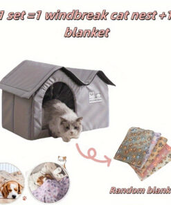 cat dog bed house for all season comfort shelter