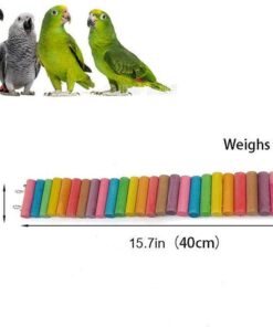 colorful wooden hamster climbing ladder toy