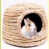 cozy critter castle warm winter hamster nest and hedgehog house