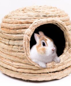 cozy critter castle warm winter hamster nest and hedgehog house