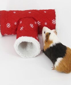 cozy critter winter retreat: three channel hamster hedgehog sleeping bag