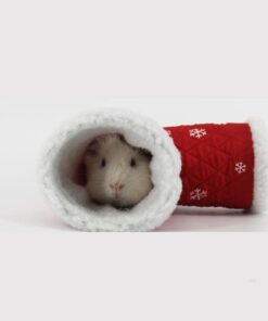 cozy critter winter retreat: three channel hamster hedgehog sleeping bag