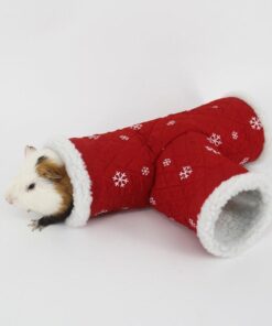 cozy critter winter retreat: three channel hamster hedgehog sleeping bag