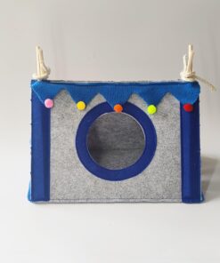 cozy pet retreat: felt cloth rabbit nest & hamster corner house tent